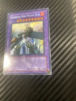 Elemental Hero Magma Neos TAEV-EN043 Secret Rare 1st Edition Yu-Gi-Oh Holobleed - Image 5