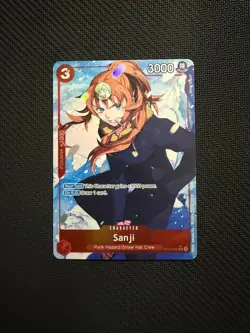 Sanji (Parallel) OP10-005 Super Rare Royal Blood One Piece Foil Near Mint - Image 1