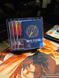 4x Monkey.D.Luffy ST01-012 SR - One Piece TCG Starter Deck 1: Straw Hat Crew - Image 2