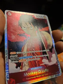 4x Monkey.D.Luffy ST01-012 SR - One Piece TCG Starter Deck 1: Straw Hat Crew - Image 4
