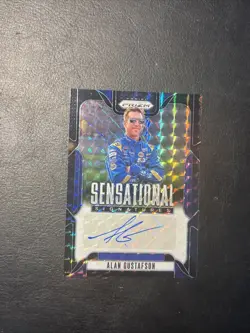 2025 Prizm Nascar Alan Gustafson Black Finite 1/1 One Of One Auto - Image 1