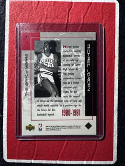 Michael Jordan 1999 Upper Deck The Early Years #4 - Image 2