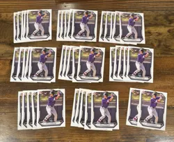 2026 Bowman Ethan Holliday Lot of 42 Paper Cards RC 1st Colorado Rockies - Image 4