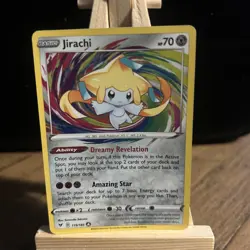 Pokemon TCG Jirachi Vivid Voltage Holo Card 119/185 Amazing Rare NM/M Pack fresh - Image 1