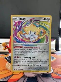 Pokemon TCG Jirachi Vivid Voltage 119/185 Holo Amazing Rare NM/M Condition - Image 1