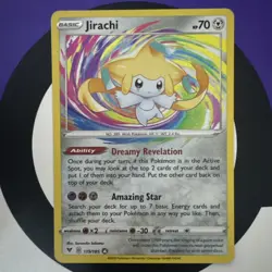 **NM: Pokemon TCG Jirachi Vivid Voltage 119/185 Holo Amazing Rare** - Image 1