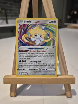 Pokemon TCG Jirachi Vivid Voltage 119/185 Holo Amazing Rare NM - Image 1