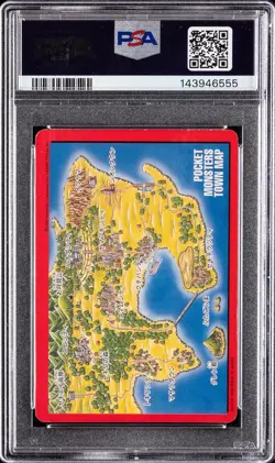 1996 POKEMON JAPANESE BANDAI CARDDASS VENDING #000 CHARIZARD TRAINER PSA 6 - Image 2