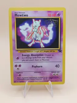 Mewtwo Pokemon Movie Black Star Promo #3 WOTC 1999 - Image 1