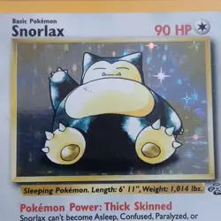 Pokemon TCG 1999 Jungle Snorlax Holo Rare 11/64 PSA 8 English - Image 2