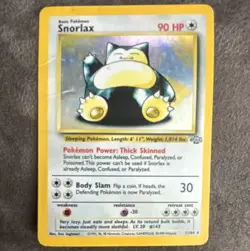 Pokemon TCG Jungle Snorlax 11/64 Holo Rare 1999 English WotC 90 HP - Image 1
