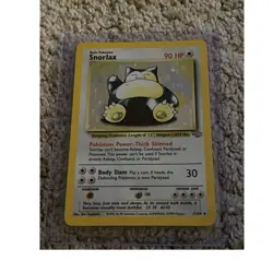 Snorlax 11/64 Jungle Holo Rare Unlimited Pokemon TCG English 1999 - Image 1
