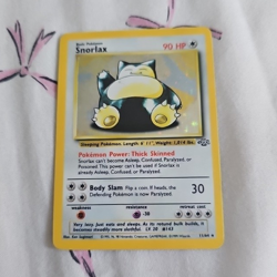 Pokemon TCG Snorlax 11/64 Jungle 1999 Holo Rare Card English Basic 90HP - Image 1