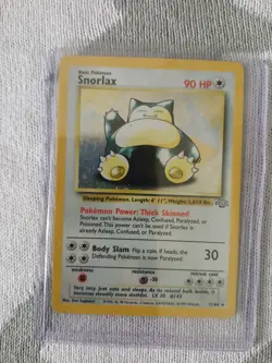 1999 Pokemon TCG Snorlax Holo – Jungle Set original #11/64 – NM - Image 3