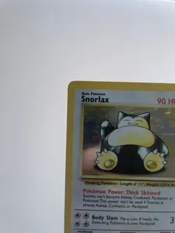 1999 Pokemon TCG Snorlax Holo – Jungle Set #11/64 – Very Good Condition - Image 3