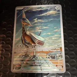 Pokemon Skarmory Sv08: Surging Sparks Illustration Rare Holo 209/191 Basic HP110 - Image 1