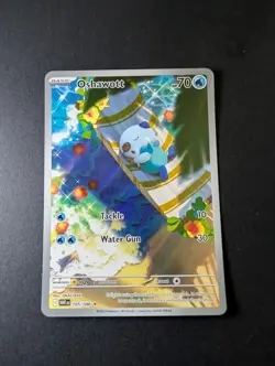 Oshawott 105/086 - Illustration Rare - White Flare - Pokemon TCG NM - Image 1