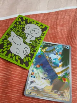 Pokemon TCG Oshawott White Flare Illustration Rare 105/086 NM Condition - Image 1