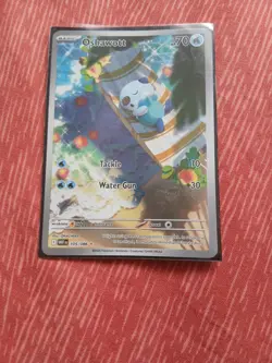 Pokemon TCG Oshawott White Flare Illustration Rare 105/086 NM Condition - Image 2