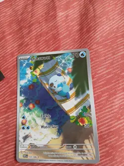 Pokemon TCG Oshawott White Flare Illustration Rare 105/086 NM Condition - Image 5