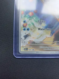 Pokemon TCG White Flare Oshawott Illustration Rare Card 105/086 Mint Condition - Image 5