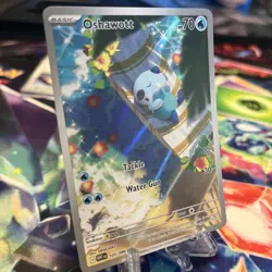 Pokemon TCG White Flare Oshawott Illustration Rare Card 105/086 Mint Condition - Image 3