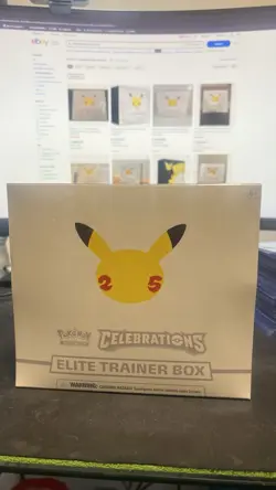 Pokemon 25th Anniversary Celebrations Elite Trainer Box ETB New Factory Sealed - Image 1