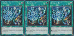 3X MP23-EN241 Runick Tip - Prismatic Secret Rare Card 1st Edition - Image 1