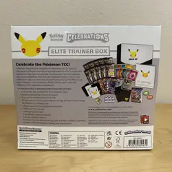 Pokemon Celebrations Elite Trainer Box ETB 25th Anniversary New Factory Sealed 820650809439 - Image 3