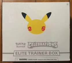 Pokemon TCG Celebrations Elite Trainer Box 25th Anniversary ETB Sealed NEW - Image 1