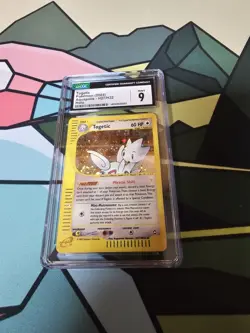 CGC 9 Togetic H27/H32 Aquapolis 2003 Holo Rare Pokemon Card WOTC E-Series Mint - Image 1