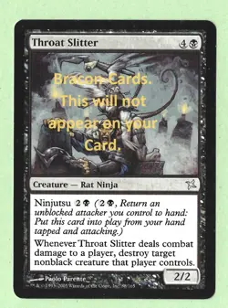 (210) CCG MTG "BETRAYERS OF KAMIGAWA" Card UNCOMMON Throat Slitter 88/165 - Image 1