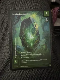 Wonders of The First ( Petrian Formless Stone ) Mythic rare NON_FOIL - Image 1