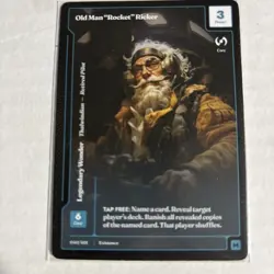 Wonders of the First Old Man Rocket Ricker 040 Non-Foil Mythic SSP - Image 1