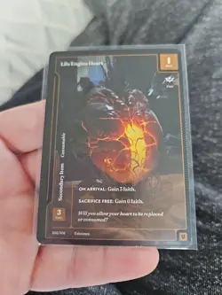 Wonders of the First TCG Existence LIFE ENGINE HEART #265 Uncommon Non Foil - Image 1
