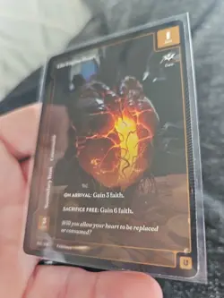 Wonders of the First TCG Existence LIFE ENGINE HEART #265 Uncommon Non Foil - Image 2