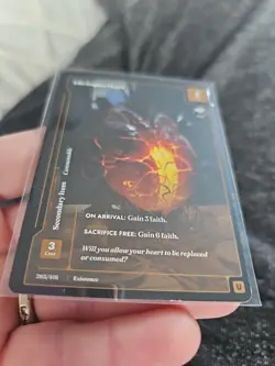 Wonders of the First TCG Existence LIFE ENGINE HEART #265 Uncommon Non Foil - Image 3