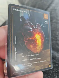 Wonders of the First TCG Existence LIFE ENGINE HEART #265 Uncommon Non Foil - Image 4