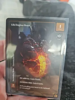 Wonders of the First TCG Existence LIFE ENGINE HEART #265 Uncommon Non Foil - Image 5