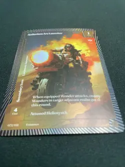 Wonders of the First Aetherium Arc Launcher Classic Foil Epic Rare 072/401 - Image 1