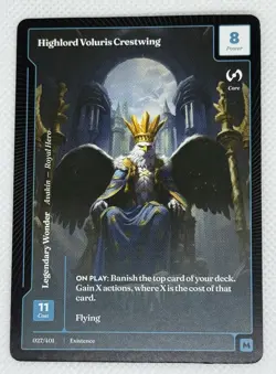 Wonders Of The First Existence Paper Highlord Voluris Crestwing 027/401 MYTHIC - Image 1