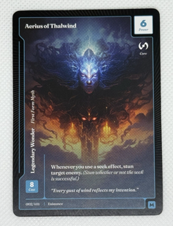 Wonders Of The First Existence WOTF Aerius of Thalwind MYTHIC Paper - Image 1