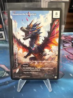 QUANTRUS THE RELENTLESS 2026 WONDERS OF THE FIRST PAPER MYTHIC TFA-T2 - Image 1