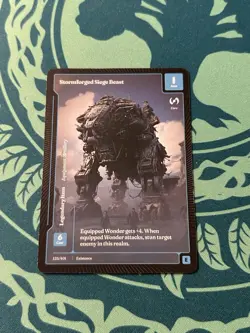 Stormforged Siege Beast Paper Epic Wonders Of The First Existence Thalwind - Image 1