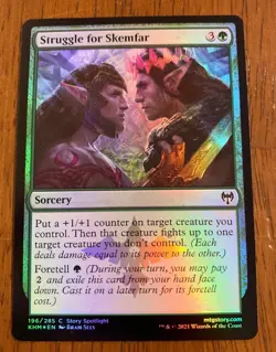 Struggle For Skemfar Foil - MTG Magic Cards - Kaldheim KHM - Image 1