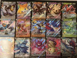 Pokemon TCG V Ultra Rare Holo Chilling Reign Pokemon Go Card Lot Of 28 All Mint - Image 1