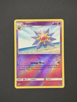 Starmie 65/181 Team Up Reverse Holo Rare Pokemon Card LP - Image 3
