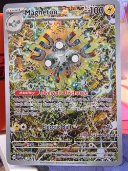 ⚡ Magneton SVP 159 Black Star Promo Full Art Holo Pokemon Card NM/Mint ⚡ - Image 1