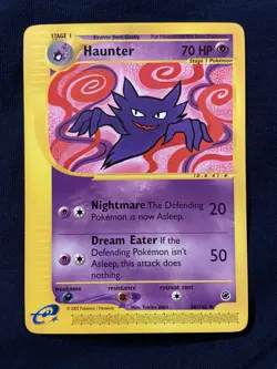 Pokemon Haunter 80/165 Uncommon Expedition Card Vintage WOTC Near Mint - Image 1