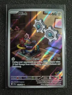 Klink 139/086 Black Bolt Illustration Rare Pokemon TCG Card NM/M - Image 1